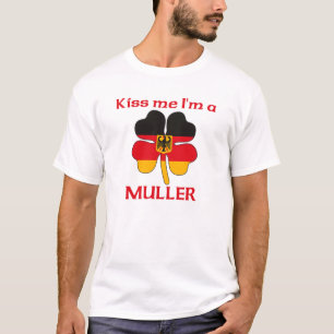 Personalised German Kiss Me I'm Muller T-Shirt