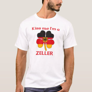 Personalised German Kiss Me I'm Zeller T-Shirt