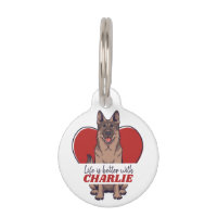 Personalised German Shepherd Dog Lover Custom Name