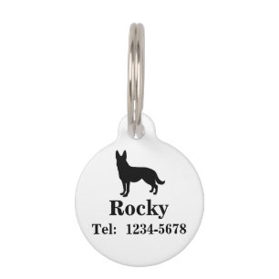 Personalised German Shepherd Dog Pet Tag