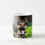 Personalised German Shepherd Dog Photo, Dog Name Coffee Mug<br><div class="desc">Personalise this keepsake with your uploaded German Shepherd's photo and their name (can also upload any photo and personalised with any text). Text reads "Best Dog Ever" or add your own text - We love "dog's name", dog's birthday or day of passing. Just click on "customise" to add your personalised...</div>