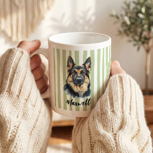 Personalised German Shepherd GSD Dog Lover Gift Coffee Mug