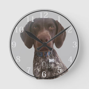 Personalised German Short haired Pointe clock