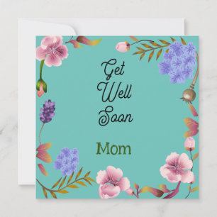 Personalised Get Well Soon Card