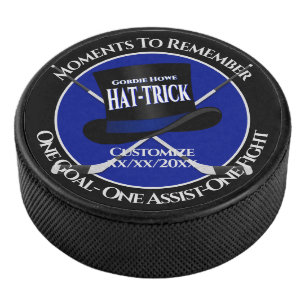 Personalised GH Hat Trick Hockey Puck