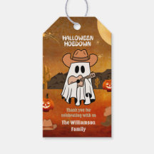 Personalised Ghost Cowboy Halloween Hoedown