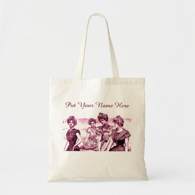 Personalised Gibson Girl Tote Bag (Front)