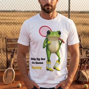 Personalised Giddy Up For The Game Daddy   Quirky  T-Shirt