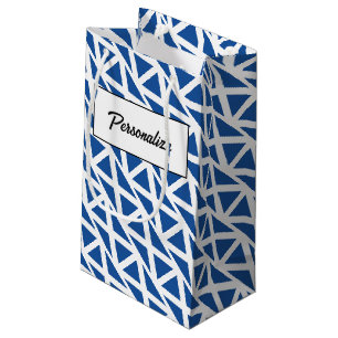 Personalised gift bags with Scottish country flag