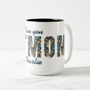 Personalised Gift Cat Mum Love You Photo Mug
