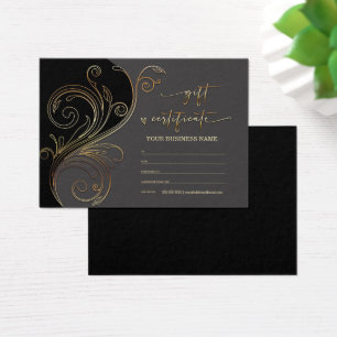 Personalised Gift Certificate Template Printable
