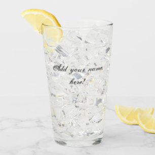 Personalised gift, custom glass