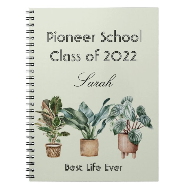 Personalised gift for 2022 JW pioneer   Notebook (Front)