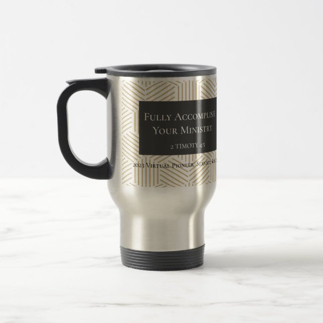 Personalised gift for 2023 JW pioneer brothers  Travel Mug (Left)