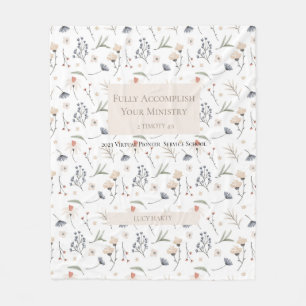 Personalised gift for 2023 JW pioneer sisters Fleece Blanket