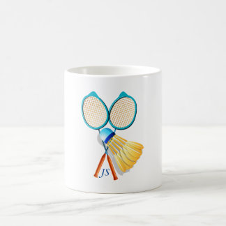 Personalised Gift for Badminton Players Coffee Mug