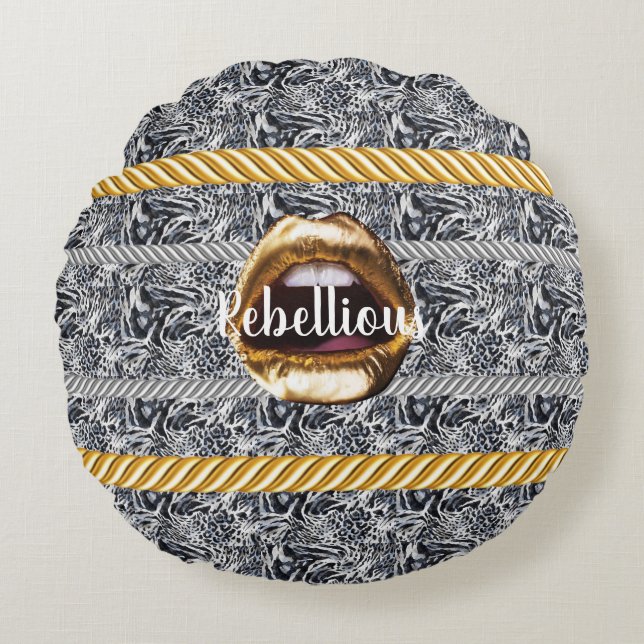 Personalised Gift for Birthday, Bride, Wedding Round Cushion (Front)