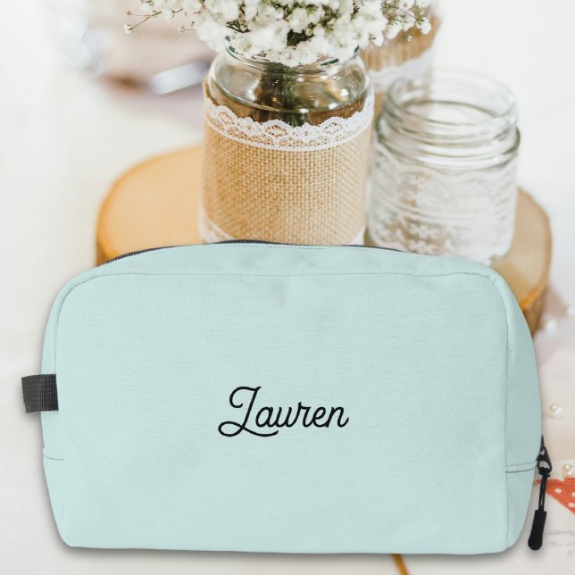 Personalised Gift for Bridesmaid Squad | Blue Dopp Kit (Creator Uploaded)