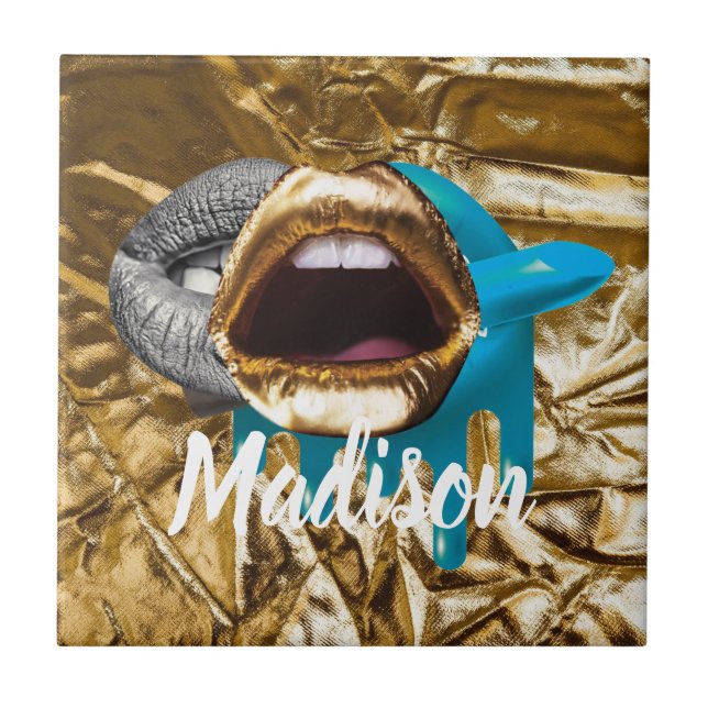 Personalised Gift for Bridesmaid, Wedding, Wife Tile (Front)