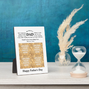 Personalised Gift for Dad Plaque