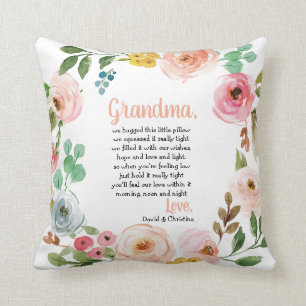 Personalised Gift for Grandma Cushion