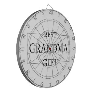 Personalised Gift For Grandma Grandmother Birthday Dartboard