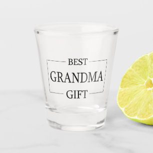 Personalised Gift For Grandma Grandmother Birthday Shot Glass
