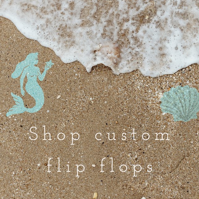 personalised, gift for her, beach, birthday gift flip flops (Creator Uploaded)
