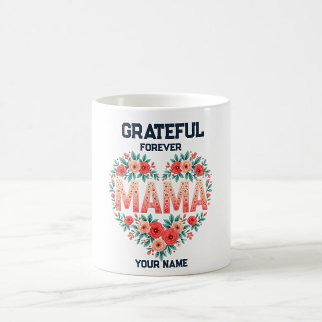 Personalised Gift for Mum | Custom Name Design Coffee Mug (Center)