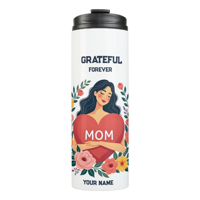 Personalised Gift for Mum | Custom Name Design Thermal Tumbler (Front)