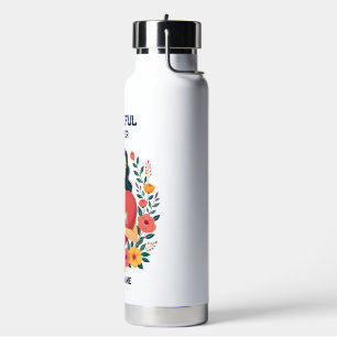 Personalised Gift for Mum Custom Name Design Water Bottle