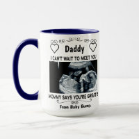 Personalised Gift For New Father From Unborn Baby