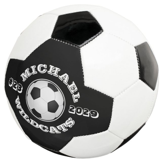 Personalised Gift for Soccer Player  Football (Three Quarter)