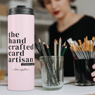 Personalised Gift for the Card Maker Paper Crafter Thermal Tumbler