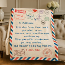 Personalised Gift For Wife - Custom Blanket Gift
