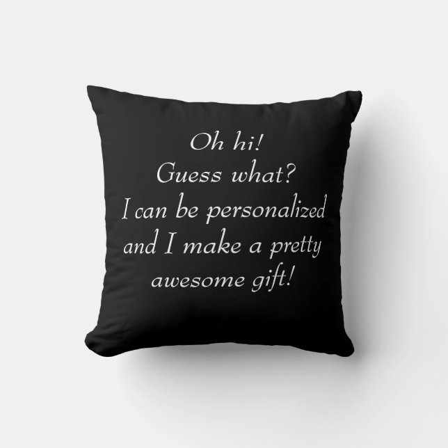Personalised gift, home decor, wedding cushion (Front)