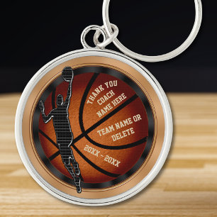 Personalised, Gift Ideas for Basketball Coaches, Key Ring