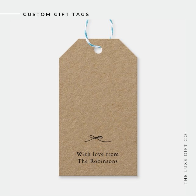 Personalised Gift Tags with Bow (Creator Uploaded)