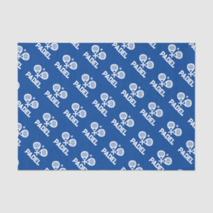 Personalised gift tissue paper for padel player