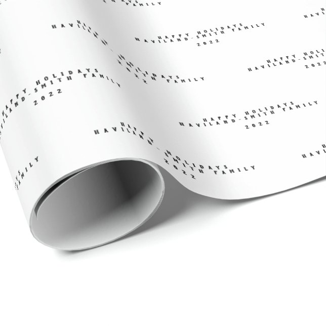 Personalised Gift Wrap HAMbyWG (Roll Corner)