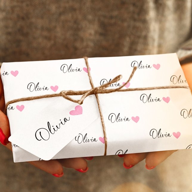 Personalised Gift Wrapping Custom Name Birthday Paper (Creator Uploaded)