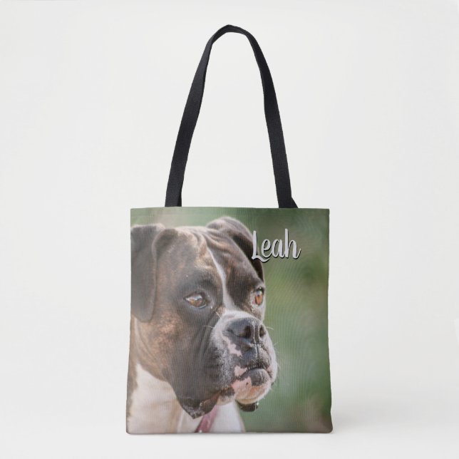 Personalised Gifts - Dog Lovers Tote Bag (Front)
