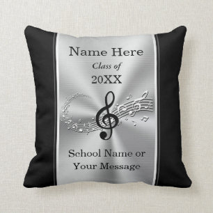 Personalised Gifts for Graduating Music Students Cushion