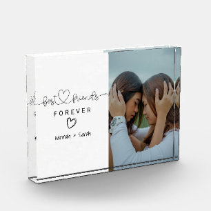 Personalised Gifts for Her Best Friend Forever Photo Block