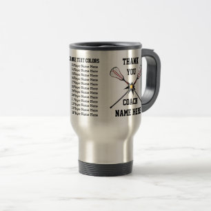 Personalised Gifts for Lacrosse Coaches Your Travel Mug