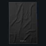 Personalised Gifts For Men Black Kitchen Towels<br><div class="desc">Personalised gifts for men - black kitchen towels with customisable text. You can create your own,  just add your name or any other text. Unique gifts for men for birthday,  Christmas,  Father's Day or any other day... </div>