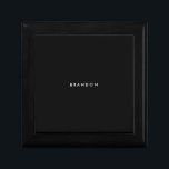 Personalised Gifts For Men Black Small Gift Box<br><div class="desc">Personalised gifts for men - black small gift box with customisable text. You can create your own,  just add your name. Unique gifts for men for birthday,  Christmas,  Father's Day or any other day... </div>