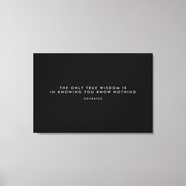 Personalised Gifts For Men Quote Wrapped Canvas (Front)