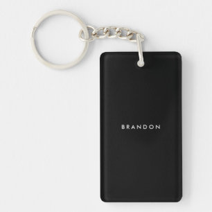 Personalised Gifts For Men Rectangle Key Chain
