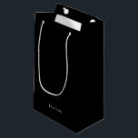 Personalised Gifts For Men Small Black Gift Bags<br><div class="desc">Personalised gifts for men - small black gift bags with customisable text. You can create your own gift bag,  just add name. Unique gifts for men for birthday,  Christmas,  Father's Day or any other day... </div>